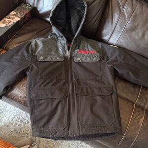 Snap-On Men's Black and Gray Performance Jacket